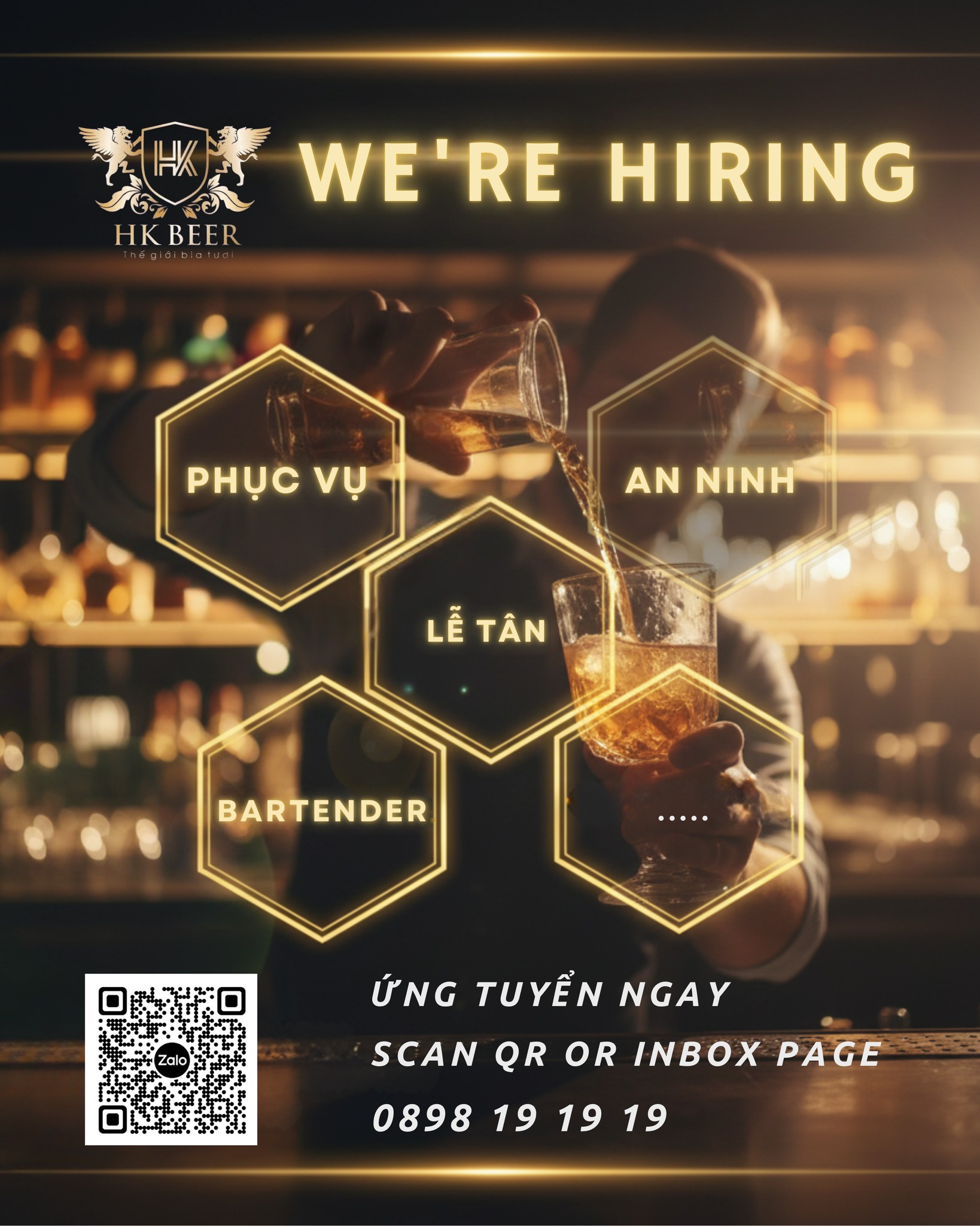 Tuyển dụng nhân sự 2025 — HK Beer