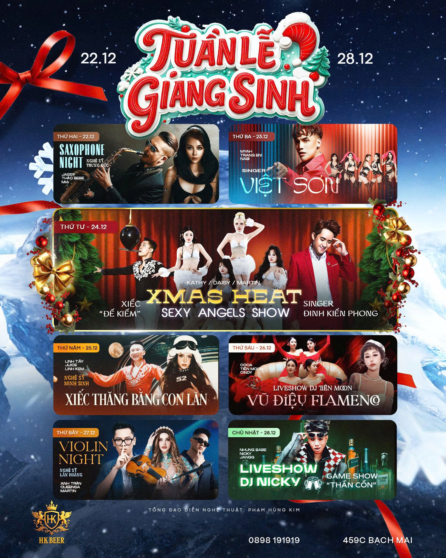 Christmas week 2025 (22–28 Dec) — HK BEER Cho Mo