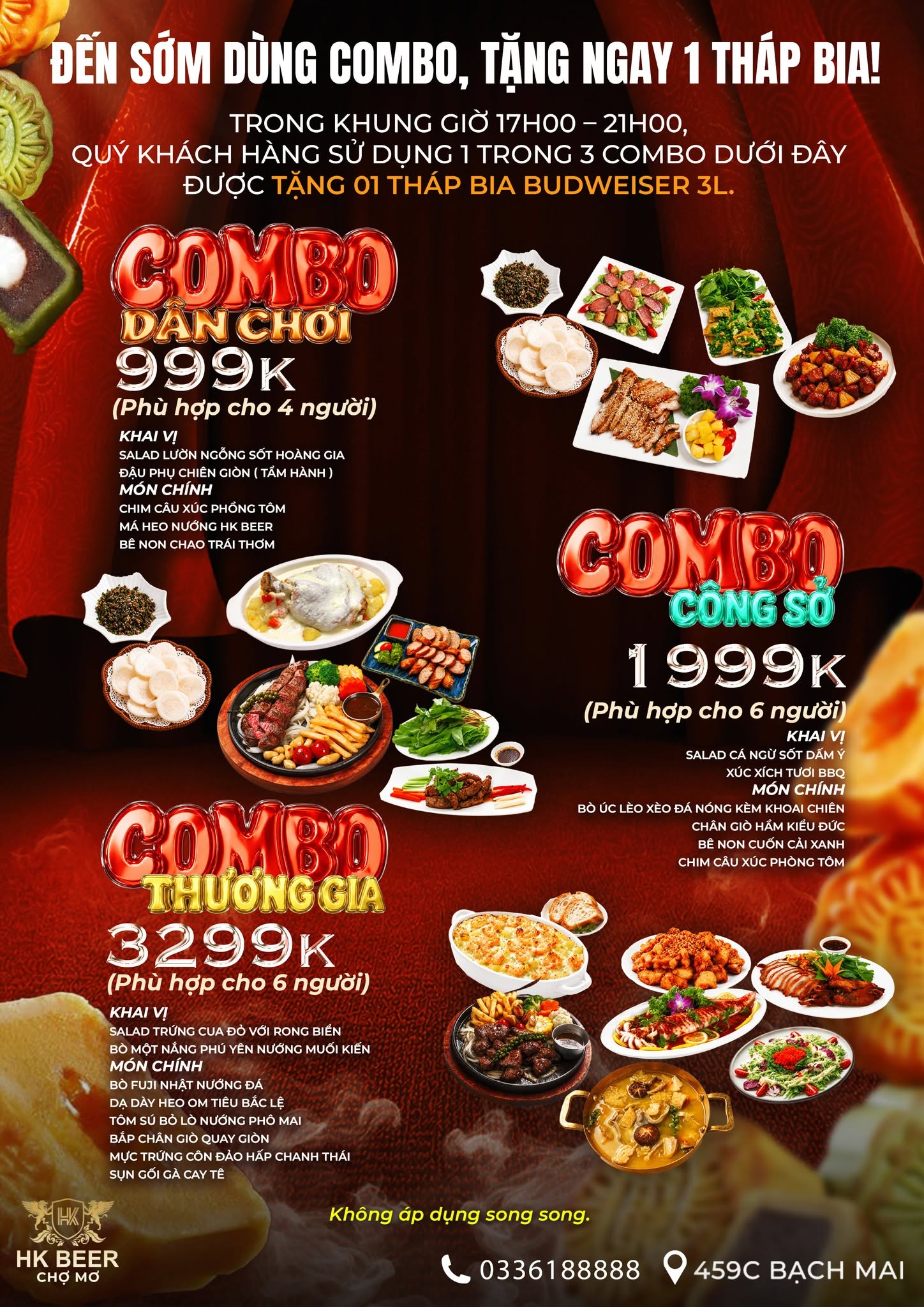 3 Combo nhậu hấp dẫn tại HK BEER Chợ Mơ – Lựa chọn cho mọi cuộc vui